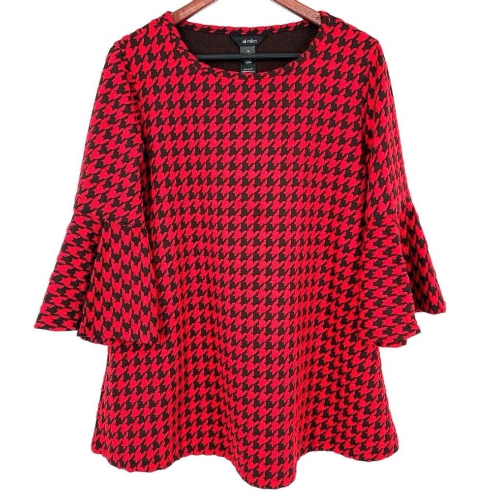 Ali Miles  bell-sleeve tunic top